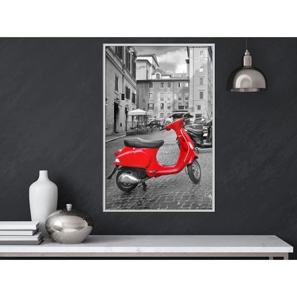 Inramad Poster / Tavla - The Most Beautiful Scooter