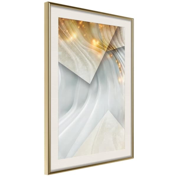 Inramad Poster / Tavla - Wavy Surface