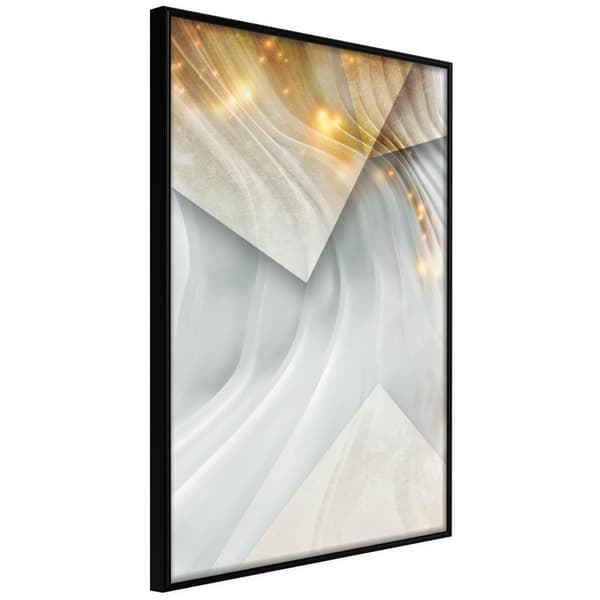 Inramad Poster / Tavla - Wavy Surface