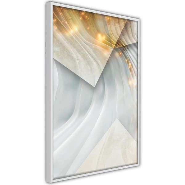 Inramad Poster / Tavla - Wavy Surface