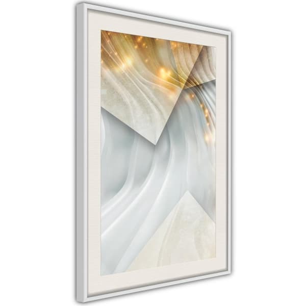 Inramad Poster / Tavla - Wavy Surface
