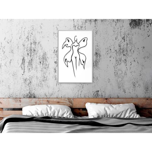 Inramad Poster / Tavla - Delicate Feminity