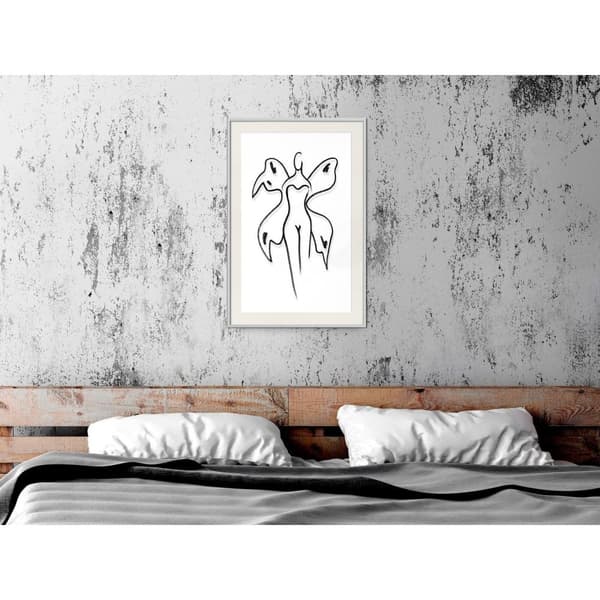 Inramad Poster / Tavla - Delicate Feminity