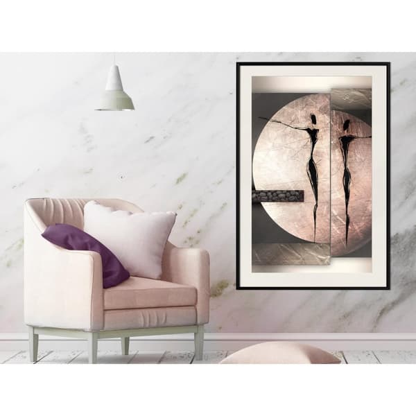 Inramad Poster / Tavla - Two Figures
