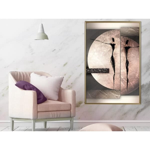 Inramad Poster / Tavla - Two Figures