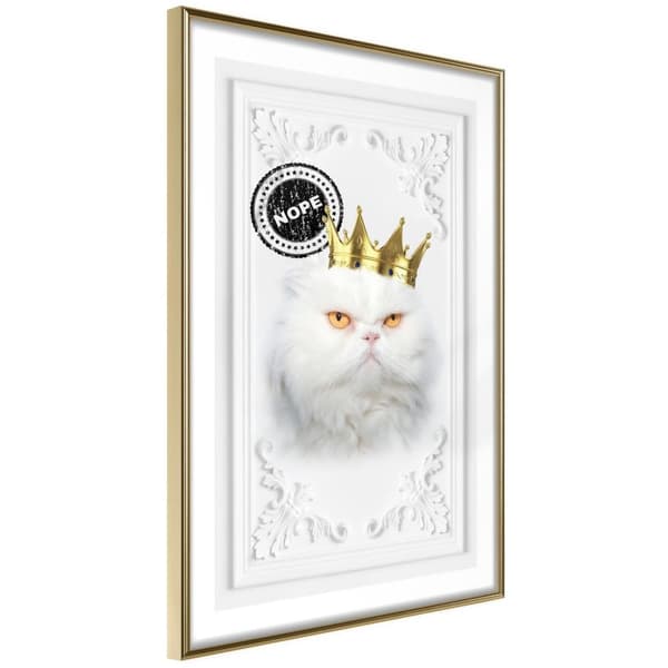 Inramad Poster / Tavla - Cat Rules II