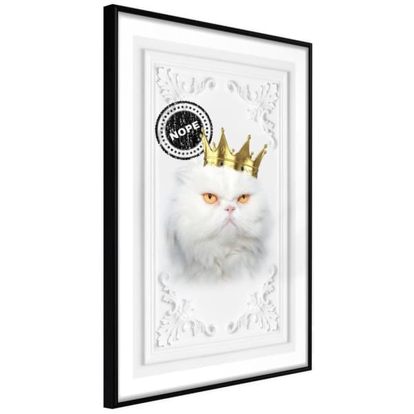 Inramad Poster / Tavla - Cat Rules II