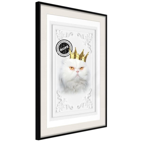 Inramad Poster / Tavla - Cat Rules II