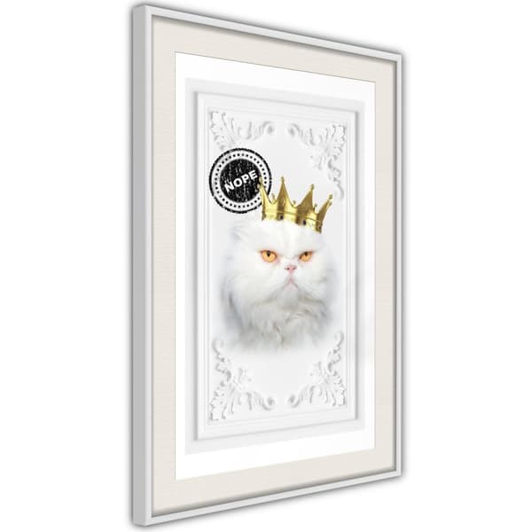 Inramad Poster / Tavla - Cat Rules II
