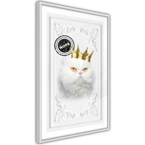 Inramad Poster / Tavla - Cat Rules II