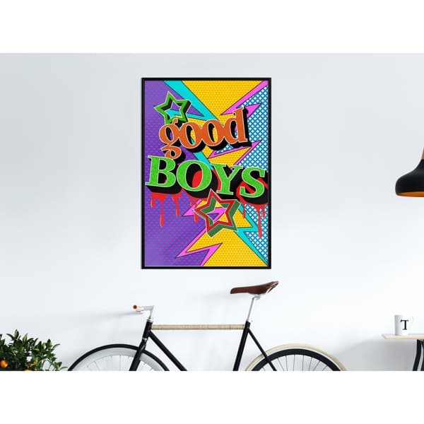 Inramad Poster / Tavla - Good Boys