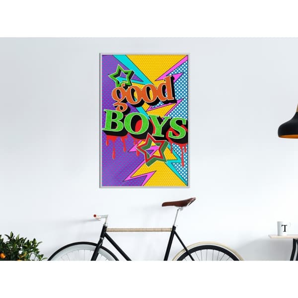 Inramad Poster / Tavla - Good Boys