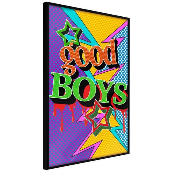 Inramad Poster / Tavla - Good Boys