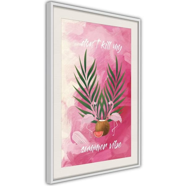 Inramad Poster / Tavla - Back to the Summer