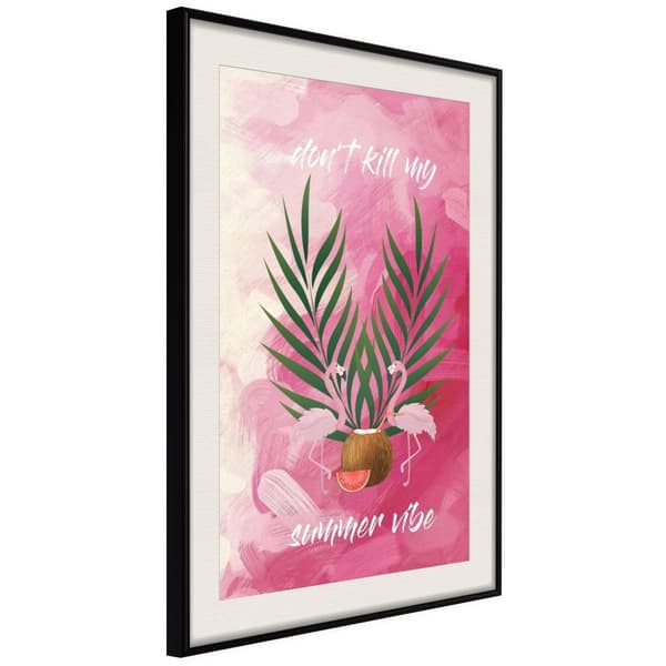 Inramad Poster / Tavla - Back to the Summer