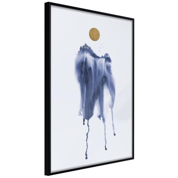 Inramad Poster / Tavla - Waterfall of Colour