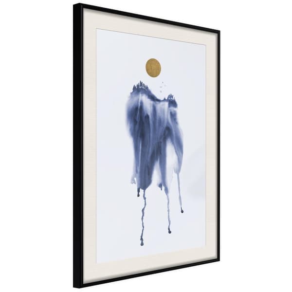 Inramad Poster / Tavla - Waterfall of Colour