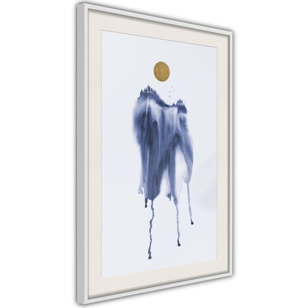 Inramad Poster / Tavla - Waterfall of Colour