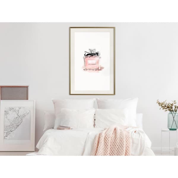 Inramad Poster / Tavla - Pink Scent