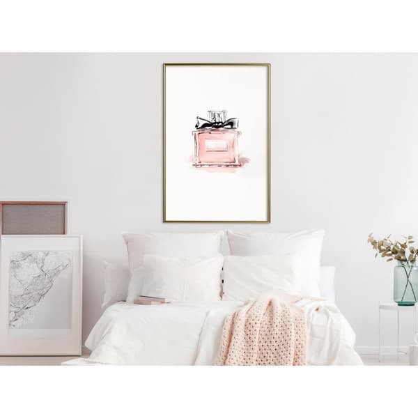 Inramad Poster / Tavla - Pink Scent