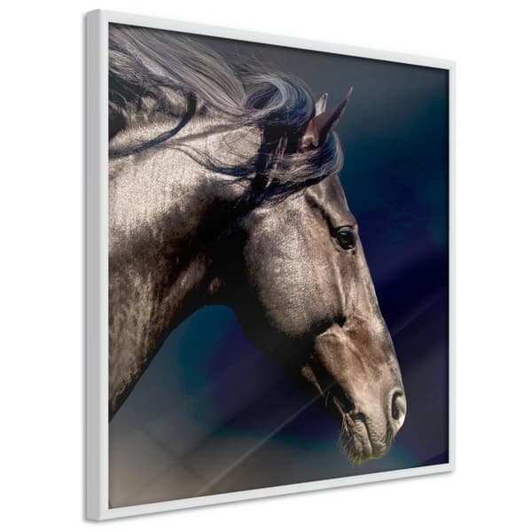 Inramad Poster / Tavla - Grace Vit ram 30x30