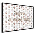 Miniatyrbild 1 av 9: Inramad Poster / Tavla - Animals Wish a Nice Day