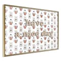 Miniatyrbild 1 av 9: Inramad Poster / Tavla - Animals Wish a Nice Day