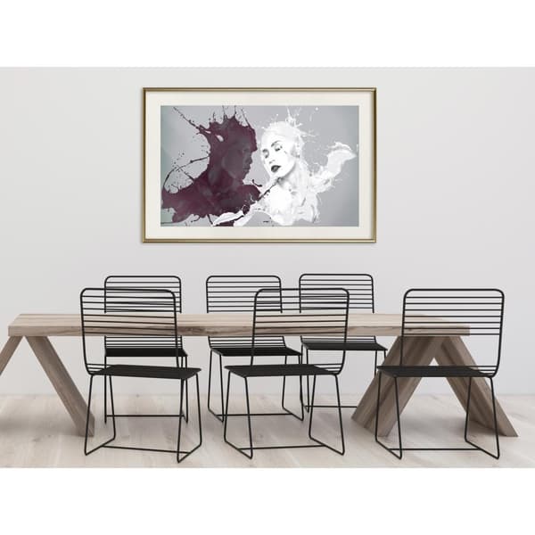 Inramad Poster / Tavla - Well-Matched Couple