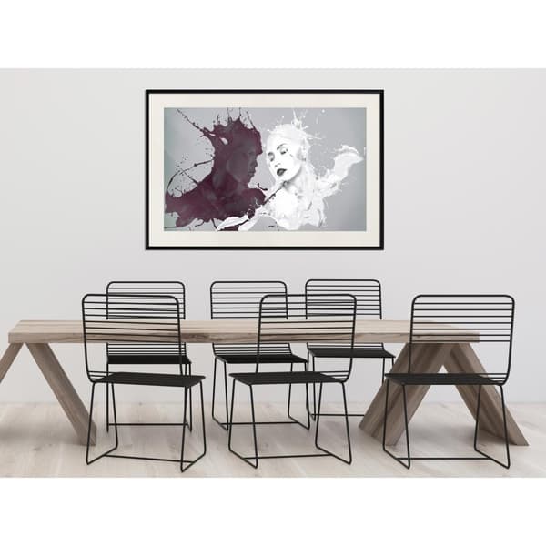 Inramad Poster / Tavla - Well-Matched Couple