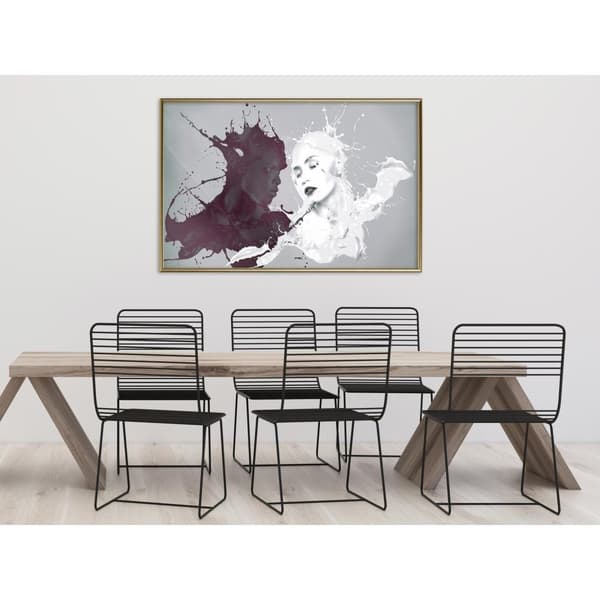 Inramad Poster / Tavla - Well-Matched Couple