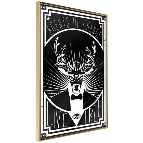 Inramad Poster / Tavla - Secret Agent