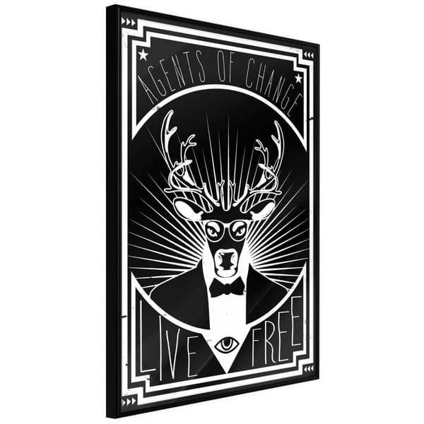 Inramad Poster / Tavla - Secret Agent