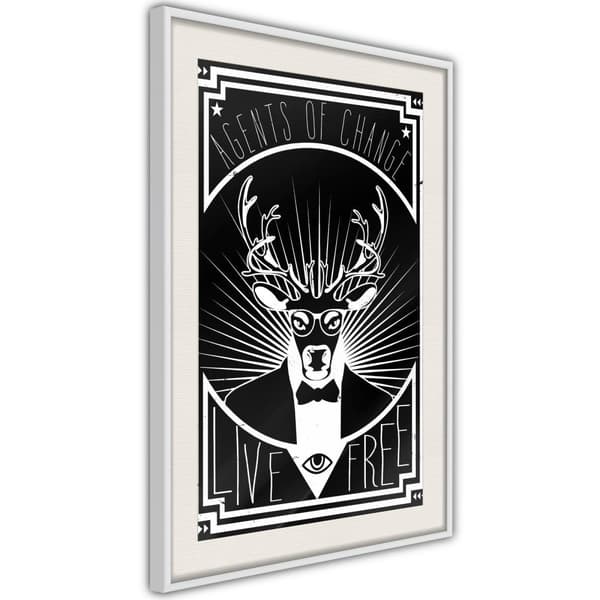 Inramad Poster / Tavla - Secret Agent