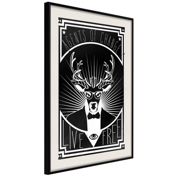Inramad Poster / Tavla - Secret Agent