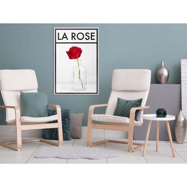 Inramad Poster / Tavla - Rose in the Vase