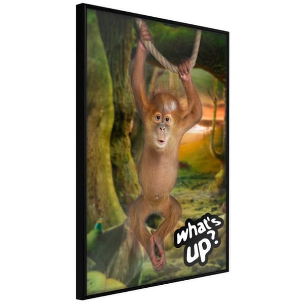 Inramad Poster / Tavla - Life in the Jungle
