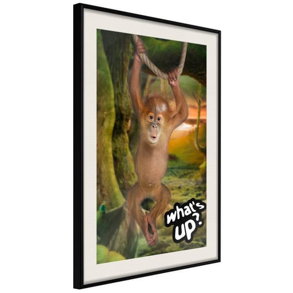 Inramad Poster / Tavla - Life in the Jungle