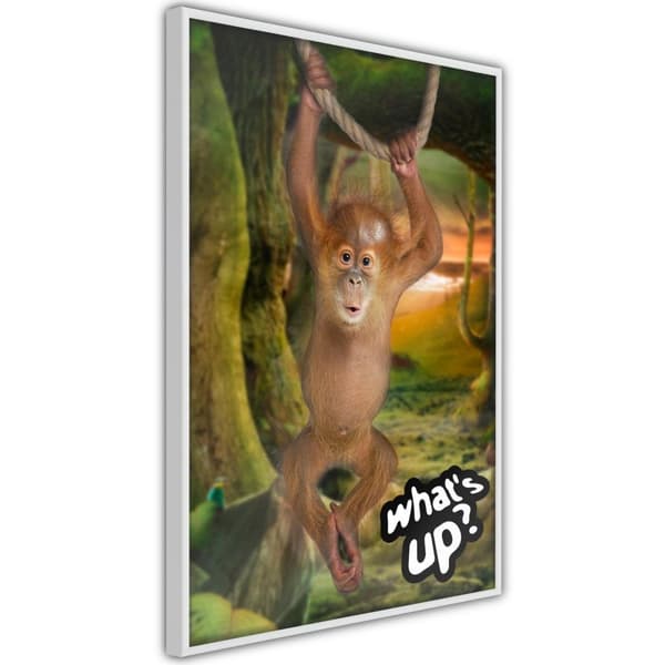 Inramad Poster / Tavla - Life in the Jungle
