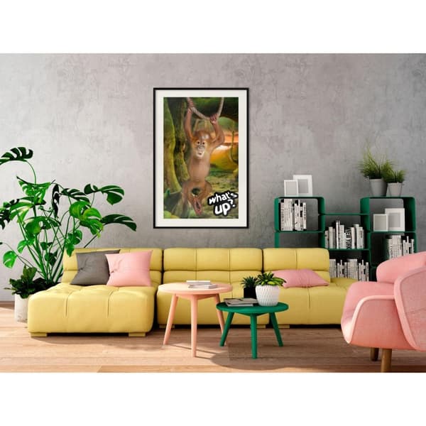 Inramad Poster / Tavla - Life in the Jungle