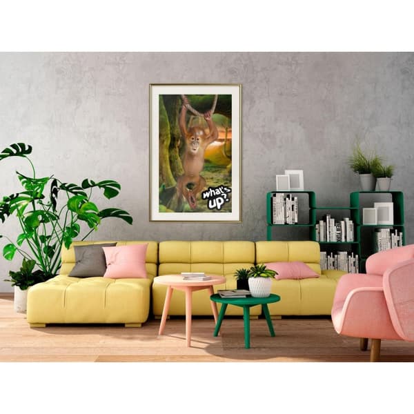 Inramad Poster / Tavla - Life in the Jungle