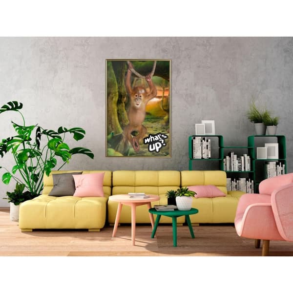 Inramad Poster / Tavla - Life in the Jungle