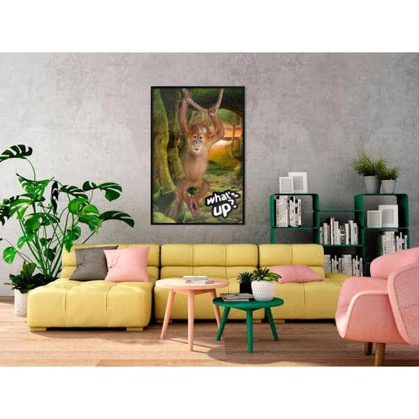 Inramad Poster / Tavla - Life in the Jungle