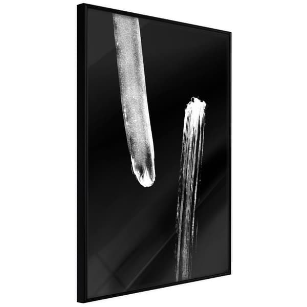 Inramad Poster / Tavla - Braking Distance (Black)