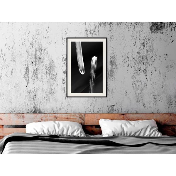 Inramad Poster / Tavla - Braking Distance (Black)