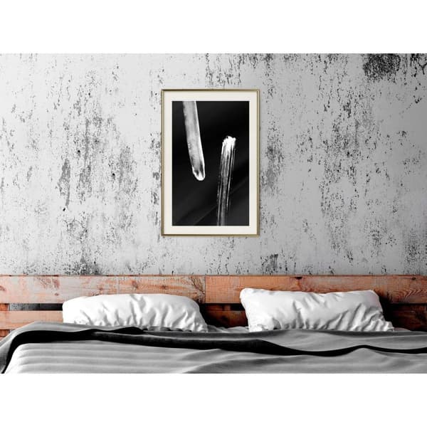Inramad Poster / Tavla - Braking Distance (Black)