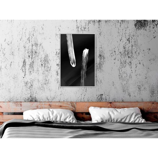 Inramad Poster / Tavla - Braking Distance (Black)