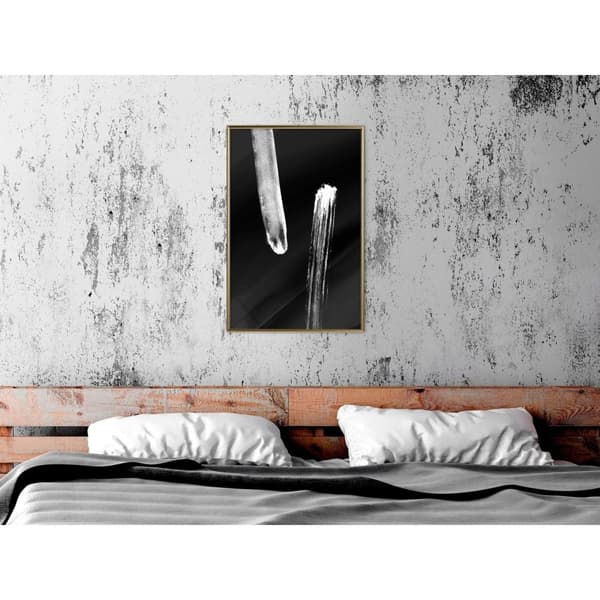 Inramad Poster / Tavla - Braking Distance (Black)