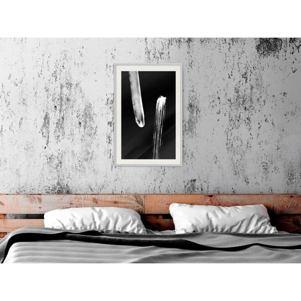 Inramad Poster / Tavla - Braking Distance (Black)