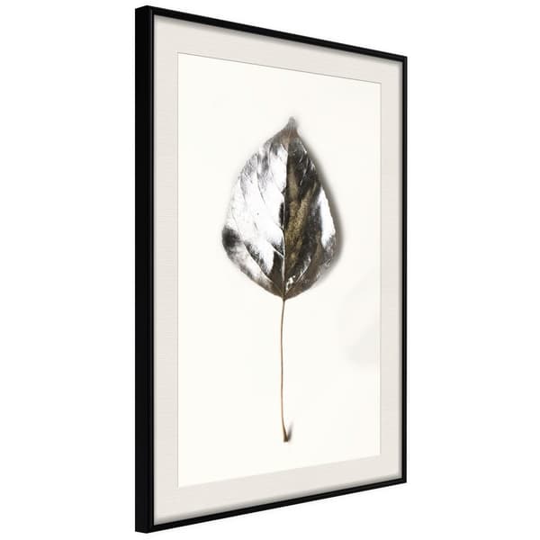Inramad Poster / Tavla - Silvery Leaf