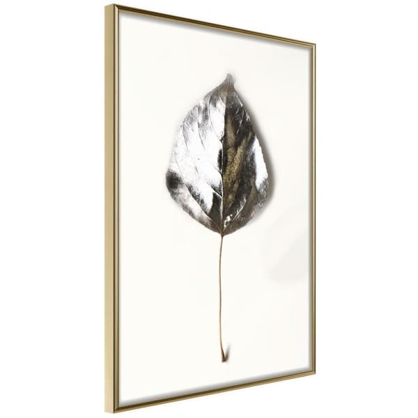 Inramad Poster / Tavla - Silvery Leaf